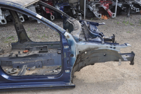 Front right quarter VW Jetta 11-18 USA blue on body, bumps