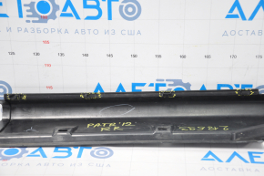 Rear right threshold Jeep Patriot 11-17 structure broken fasteners, scratch