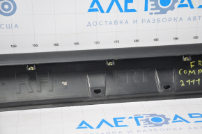 Front right threshold Jeep Compass 11-16 structure, cracks in latches, broken fastening