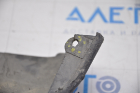 Tesla Model S 12-15 pre-restoration front bumper lip, structure, tears, creases, scratches, broken fasteners