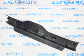 Front left threshold pad Subaru Outback 15-19 black, with chrome trim