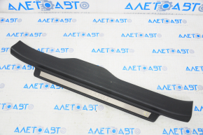 Front right threshold pad Subaru Outback 15-19 black, with chrome trim, butt on chrome