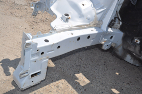 Front right quarter Toyota Prius V 12-17 white on the body