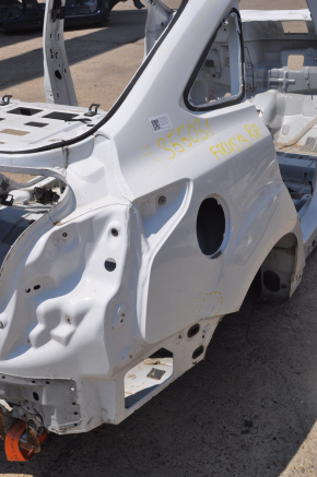 Quarter wing rear right Ford Focus mk3 11-18 4d white on the body, dented, bumps