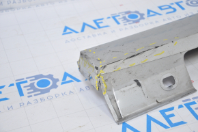 Left threshold Mercedes CLA 14-19 simple silver part torn off from below, sawed off, dented in front, tear