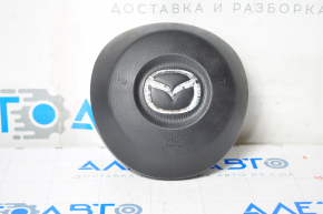 Airbag in steering wheel driver Mazda 3 14-16 BM dorest black useful chrome badge, broken mount