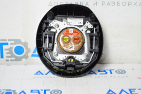 Airbag in steering wheel driver Mazda 3 14-16 BM dorest black useful chrome badge, broken mount