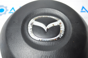 Airbag in steering wheel driver Mazda 3 14-16 BM dorest black useful chrome badge, broken mount