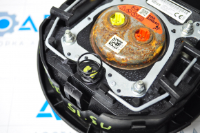Airbag in steering wheel driver Mazda 3 14-16 BM dorest black useful chrome badge, broken mount