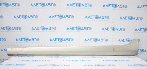 Left threshold Cadillac ATS 13-18 silver, broken fastening, dented from below, filed down