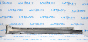 Left threshold Cadillac ATS 13-18 silver, broken fastening, dented from below, filed down