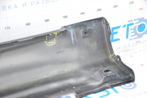 Left side sill for Suzuki Kizashi 10-15, black, broken fasteners, tears, dents, scratches