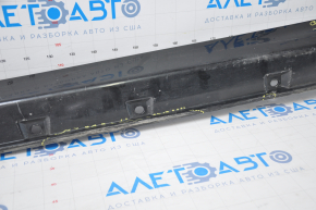 Left side sill for Suzuki Kizashi 10-15, black, broken fasteners, tears, dents, scratches