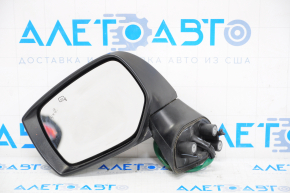 Left side mirror complete Subaru Outback 15-17 13 pins, BSM, turn signal, heated, silver G1U, scratch on turn signal