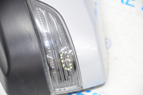 Left side mirror complete Subaru Outback 15-17 13 pins, BSM, turn signal, heated, silver G1U, scratch on turn signal