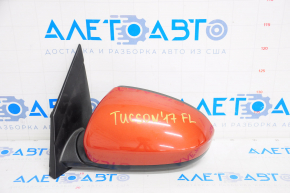 Left side mirror complete Hyundai Tucson 16-18 prerest 5 pins, orange, scale