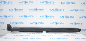 Left threshold Subaru Outback 15-19 structure is dented, fasteners are broken, tears, sawed, worn