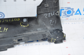 Left threshold Subaru Outback 15-19 structure is dented, fasteners are broken, tears, sawed, worn
