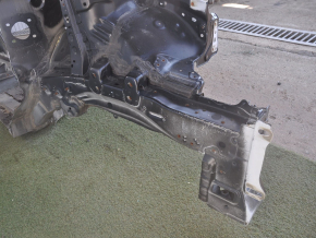 Quarter front left Toyota Prius 30 10-15 black with central pillar