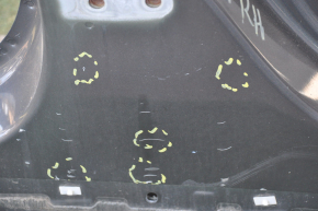 Front right quarter Chevrolet Volt 11-15 green with central pillar, pokes