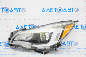 Headlight front left Subaru Outback 15-17 bare, pre-rest, halogen, dark, for polishing