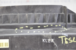 Diffuser radiator shroud bare left Tesla Model S 12-20 no fragments, cracks, broken fasteners