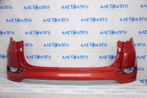 Rear bumper bare Hyundai Tucson 16-18 pre-rest without parking sensors, orange