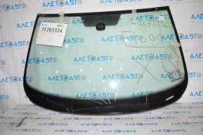 Windshield VW Passat b7 12-15 USA under sensor, air on edge