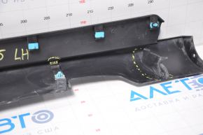 Left threshold Jeep Cherokee KL 14-23 structure broken fasteners, dented, scratches
