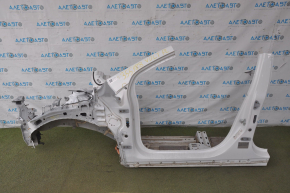 Front left quarter Chevrolet Volt 11-15 white with central pillar, pokes