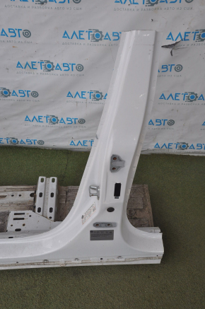 Front left quarter Chevrolet Volt 11-15 white with central pillar, pokes