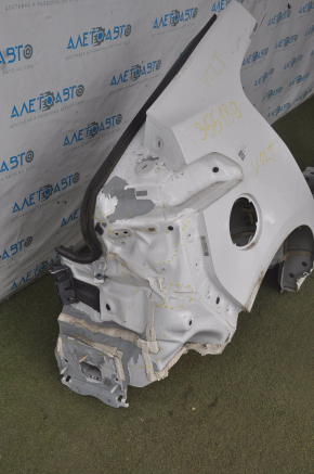 Quarter wing rear right Chevrolet Volt 11-15 white with central pillar, dented