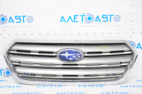 Radiator grill Subaru Outback 15-17 with emblem, sand, crack on emblem