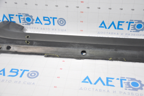 Left threshold Subaru b9 Tribeca 06-07 structure is dented from below, tear, holes are drilled, scratches, abrasions