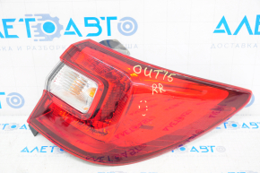 Light outer wing right Subaru Outback 15-19 crack on glass