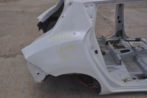 Quarter wing rear right Nissan Leaf 13-17 white on the body, dented