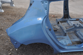 Quarter wing rear right Nissan Leaf 13-17 blue on the body, pokes