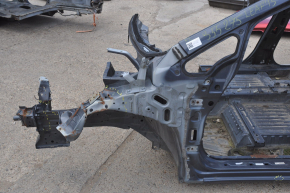 Front left quarter Nissan Leaf 13-17 black on the body, dented side member