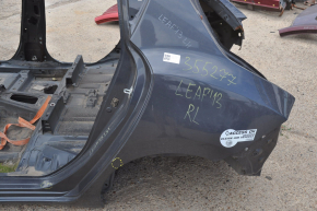 Quarter wing rear left Nissan Leaf 13-17 black on the body, pokes