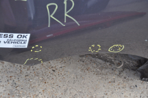 Quarter wing rear right Nissan Leaf 13-17 black on the body, pokes