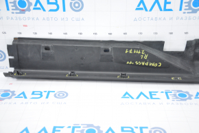Rear left threshold Jeep Compass 11-16 structure no 1 fastening, fastening tears, scratches