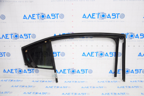Upper rear left door molding Chevrolet Cruze 16- with glass seal and window
