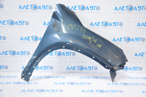 Front right wing Kia Sorento 10-15 blue USB dents creases