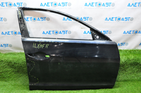 Door bare front right Acura ILX 13-22 black NH731P, dented, poked