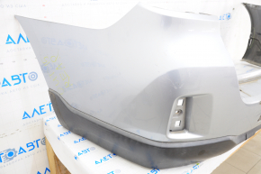 Rear bumper bare Subaru Outback 15-17 silver G1U, cracked, rubbed