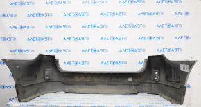 Rear bumper bare Subaru Outback 15-17 silver G1U, cracked, rubbed