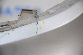Rear bumper bare Subaru Outback 15-17 silver G1U, cracked, rubbed