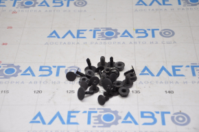 Set of hardware for the hood of Tesla Model S 12-15 pre-restoration