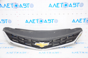 Radiator grill grill Chevrolet Cruze 16- complete with badge, chrome swelled