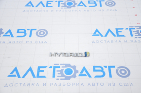 Emblem "HYBRID" wing right Toyota Prius 50 16-22